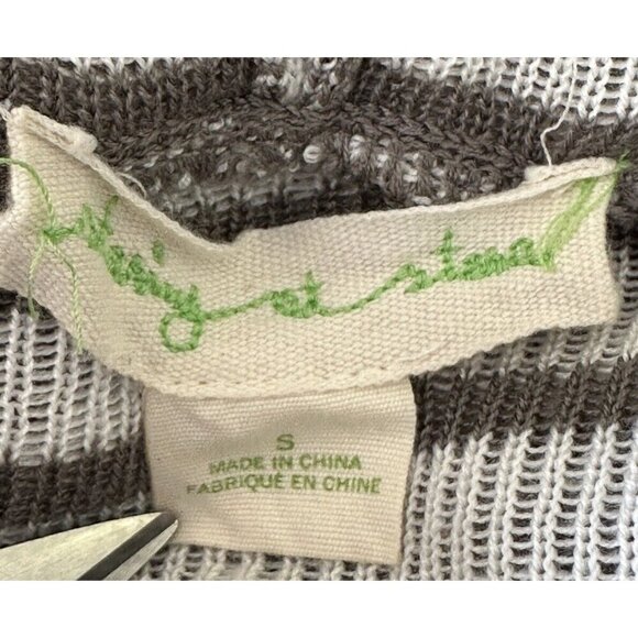 Staring at Stars Striped Waterfall Long Sleeve Open Cardigan Women's Sz S - Picture 7 of 10